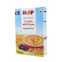 Bột ăn dặm Hipp 5-Grain with Prune (6 tháng) 250g