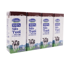 Sữa tươi tiệt trùng socola Vinamilk 100% 180ml