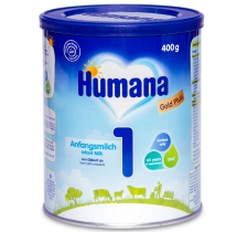 Sữa bột Humana Gold Plus 1 400g (0-6 tháng)