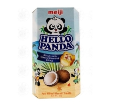 Bánh gấu Meiji Hello Panda Dừa  hộp 50g