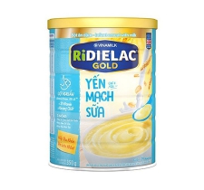 Bột ăn dặm Ridielac Gold Yến mạch sữa lon 350g