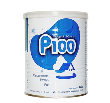 Sữa bột dinh dưỡng P100 400g (1-10 tuổi)