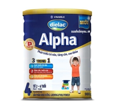 Sữa bột Vinamilk Dielac Alpha 4 900g (2-6 tuổi)