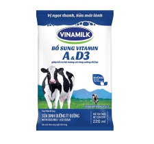 Sữa dinh dưỡng ít đường Vinamilk 220ml
