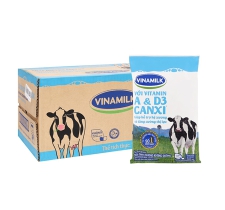 Sữa dinh dưỡng không đường Vinamilk 220ml  - thùng