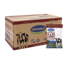 Sữa dinh dưỡng socola Vinamilk 220ml  - thùng