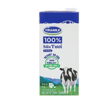 Sữa tươi tiệt trùng ít đường Vinamilk 100% 180ml