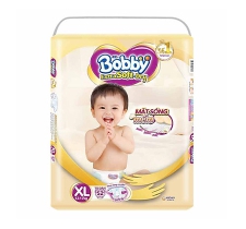Tã dán Bobby Extra Soft Dry XL 52 miếng