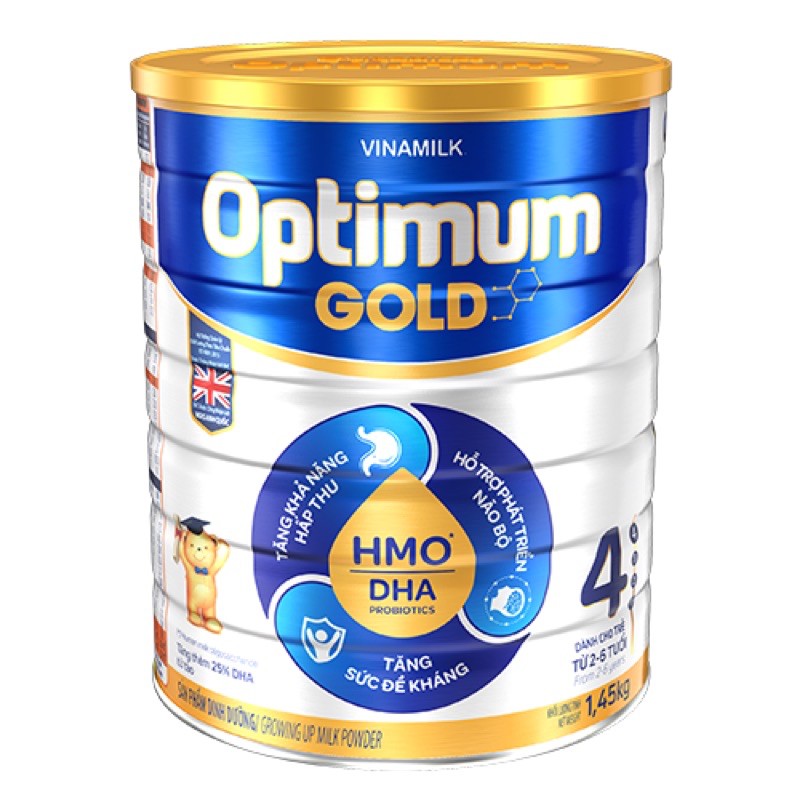 Sữa Vinamilk Optimum Gold số 4 1.45kg (2 - 6 tuổi)