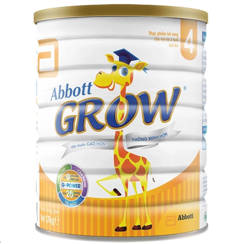 Sữa bột Abbott Grow 4 1.7kg (từ 2 tuổi) 