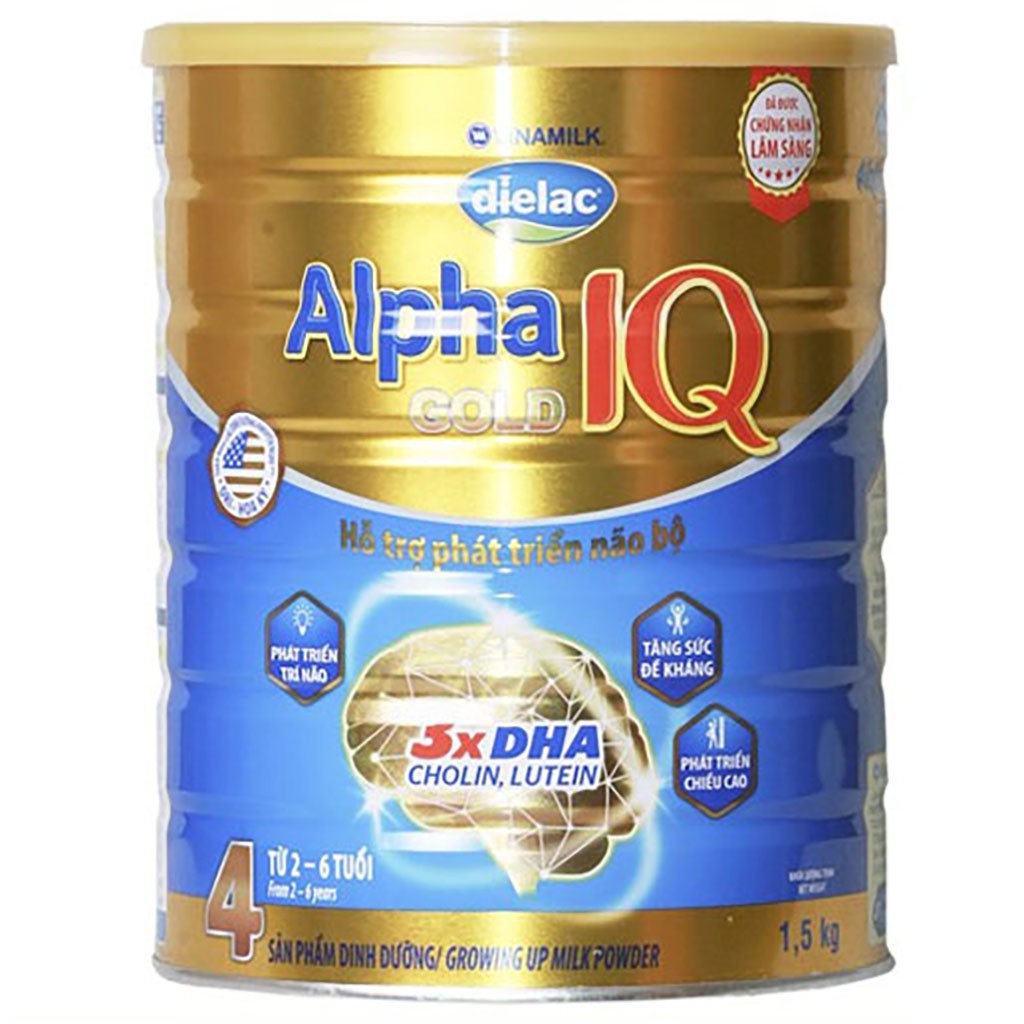 Sữa Vinamilk Alpha Gold số 4 1.5kg (2-6 tuổi)