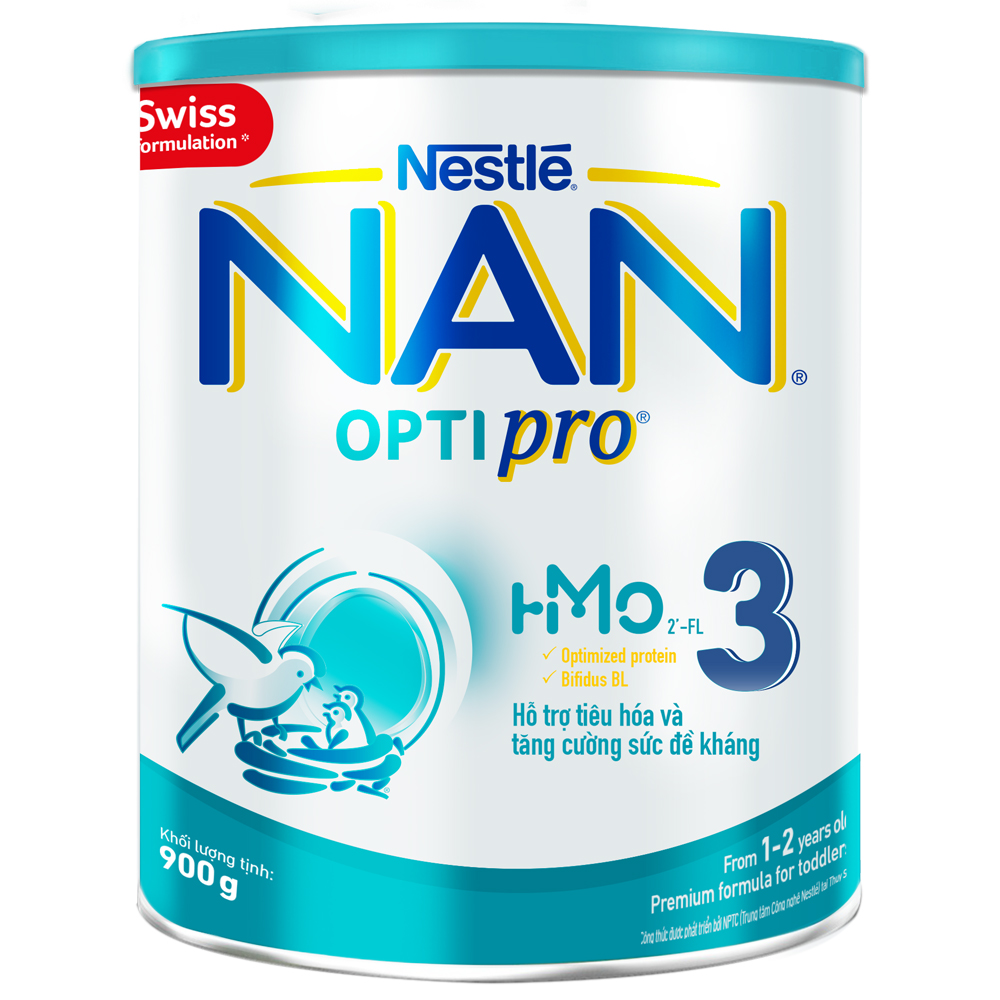 Sữa Nan Optipro HMO 3 900g (1 - 2 tuổi)