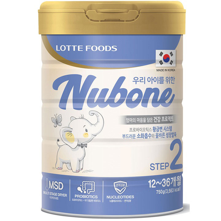 Sữa bột cao cấp Nubone step 2 750g (1-3 tuổi)