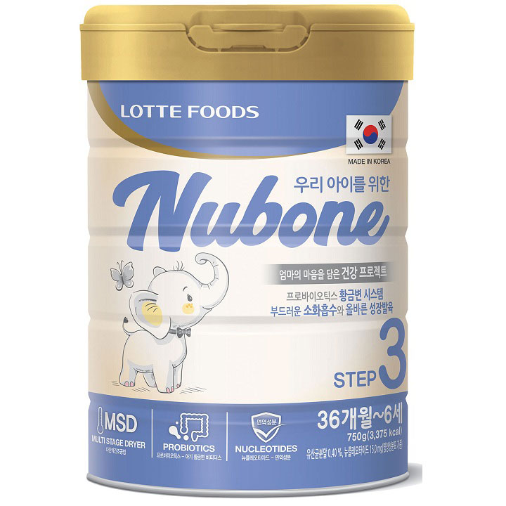 Sữa bột cao cấp Nubone step 3 750g (3-6 tuổi)
