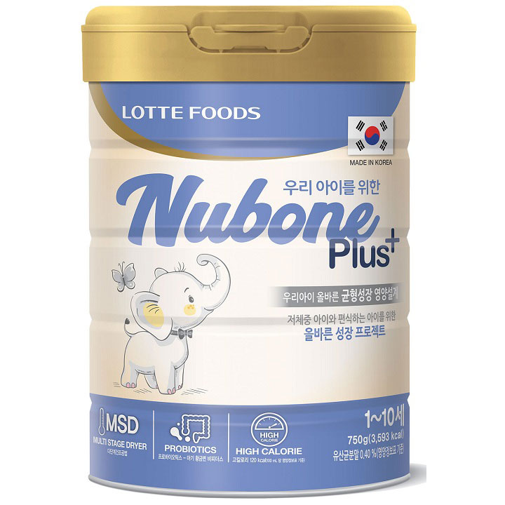 Sữa bột cao cấp Nubone Plus 750g (1-10 tuổi)
