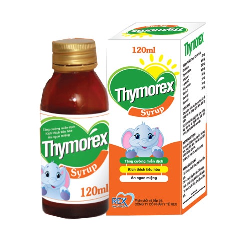 Siro Thymorex Tăng cường miễn dịch, tiêu hoá, ngon miệng