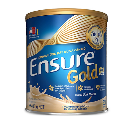 Sữa bột Ensure Gold hương lúa mạch 400g