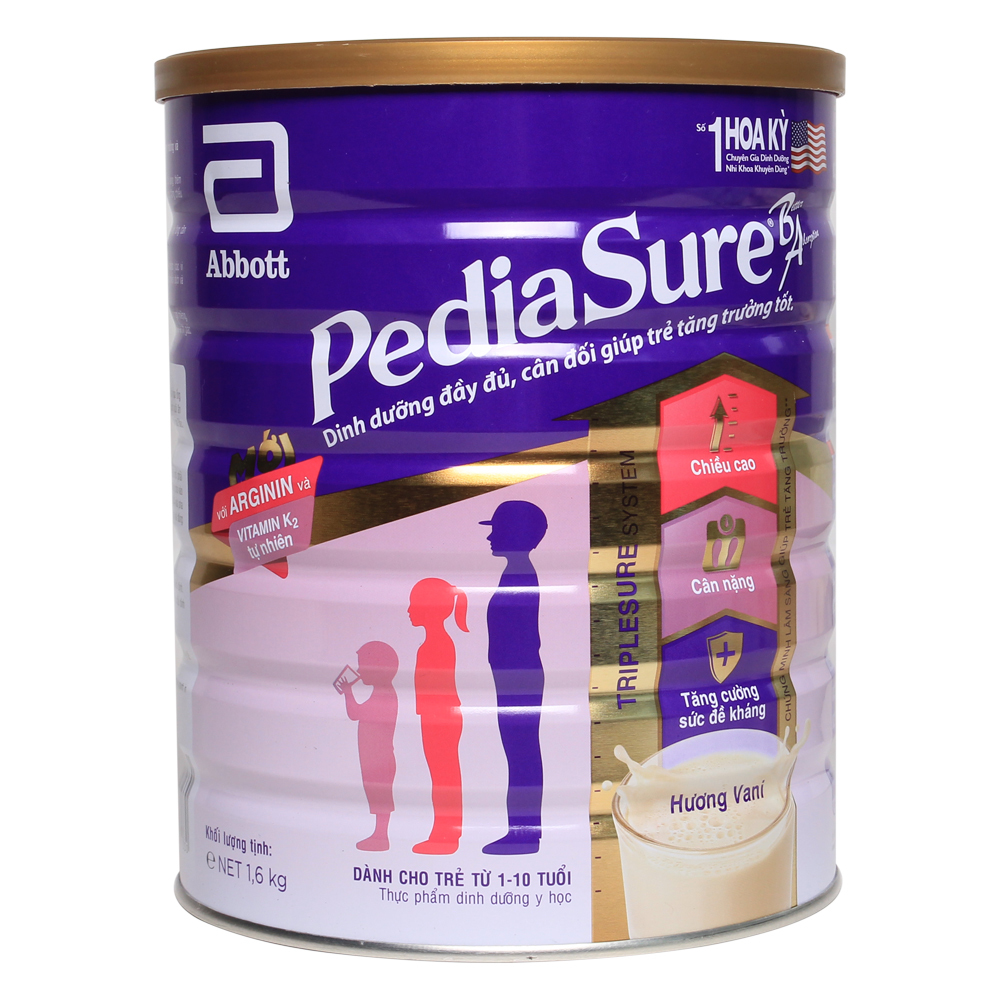 Sữa bột PediaSure 1.6kg (1 - 10 tuổi)