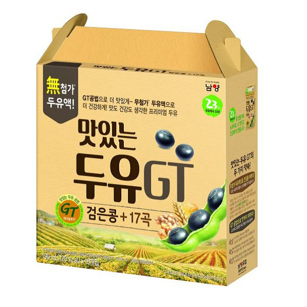 Sữa đậu nành đen và 17 loại ngũ cốc Namyang GT - 16 hộp/xách (hộp)