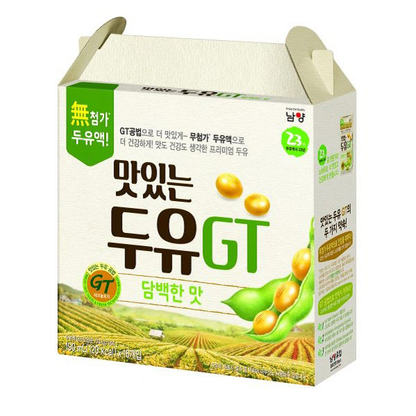Sữa đậu nành Namyang GT - Ít ngọt - 16 hộp/xách (hộp)