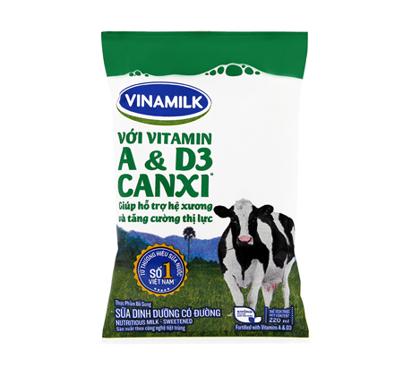 Sữa dinh dưỡng có đường Vinamilk 220ml