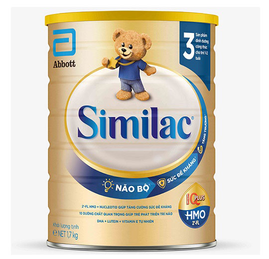Sữa Similac HMO IQ Plus số 3 1.7kg (1 - 2 tuổi)