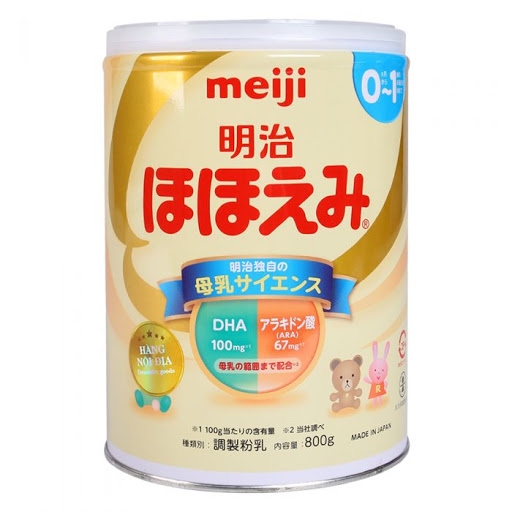 Sữa Meiji Infant Formula số 0 800g (0-12 tháng) nội địa