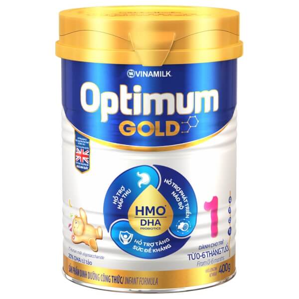Sữa Vinamilk Optimum Gold số 1 400g (0 - 6 tháng)