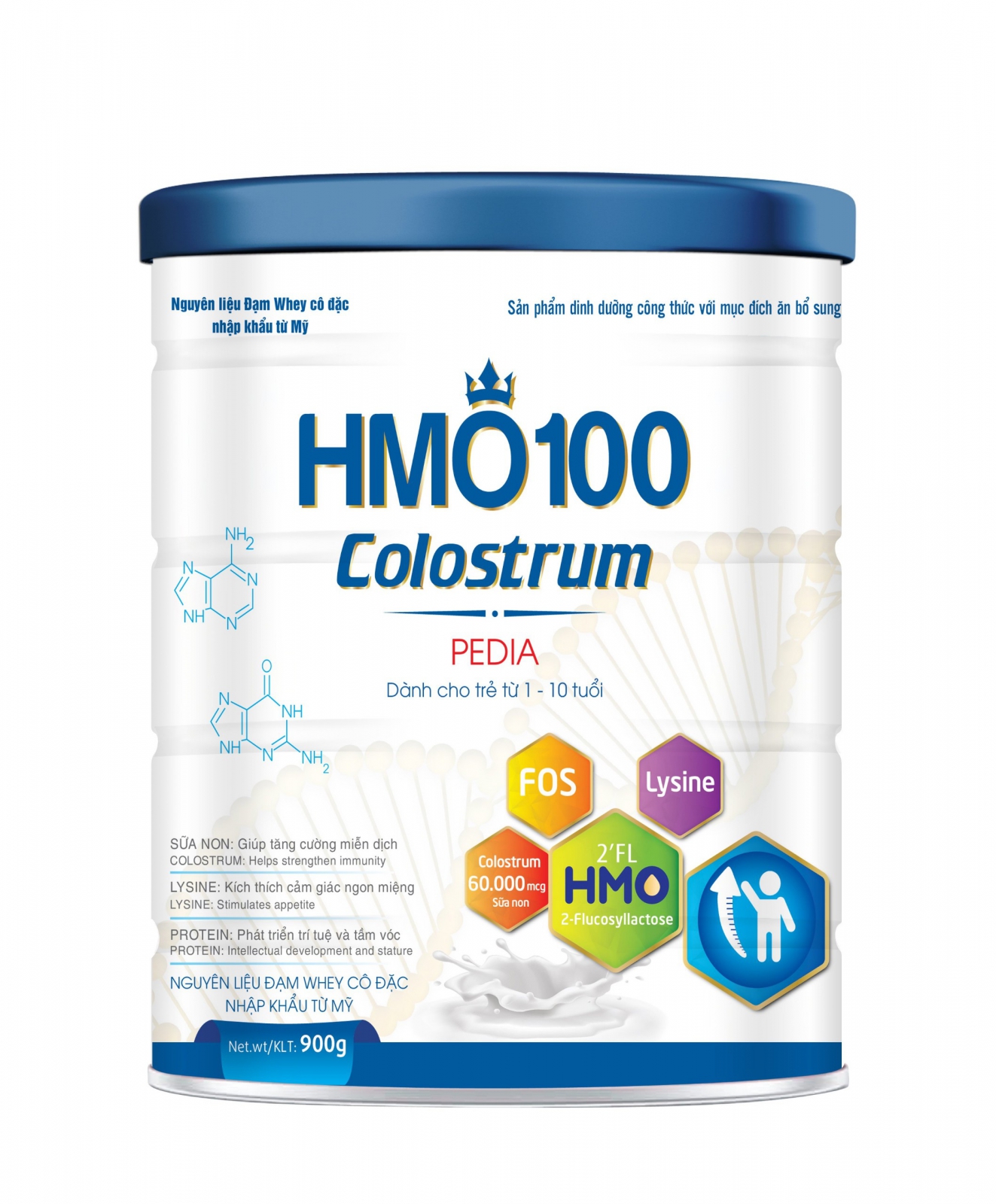 Sữa bột HMO100 Colostrum Pedia 900g