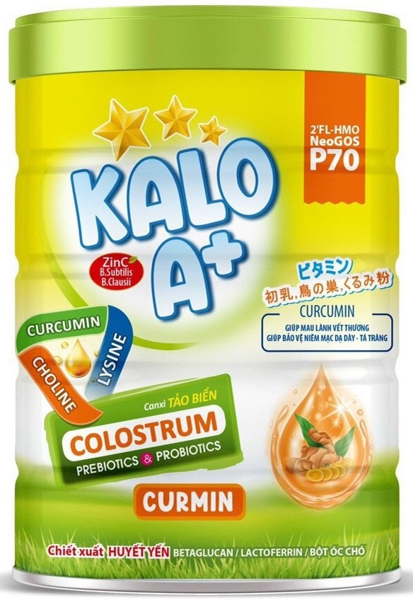 Sữa bột KALO A+ CURMIN (Cho người bị dạ dày) 900g