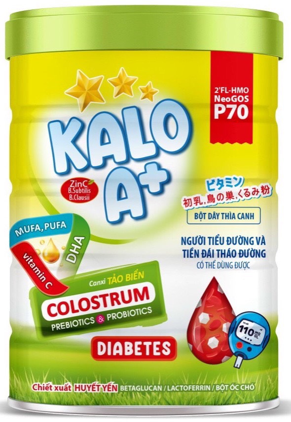 Sữa bột KALO A+ Diabetes (cho người tiểu đường) 900g